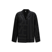 Silk Shirt with all-over monogram