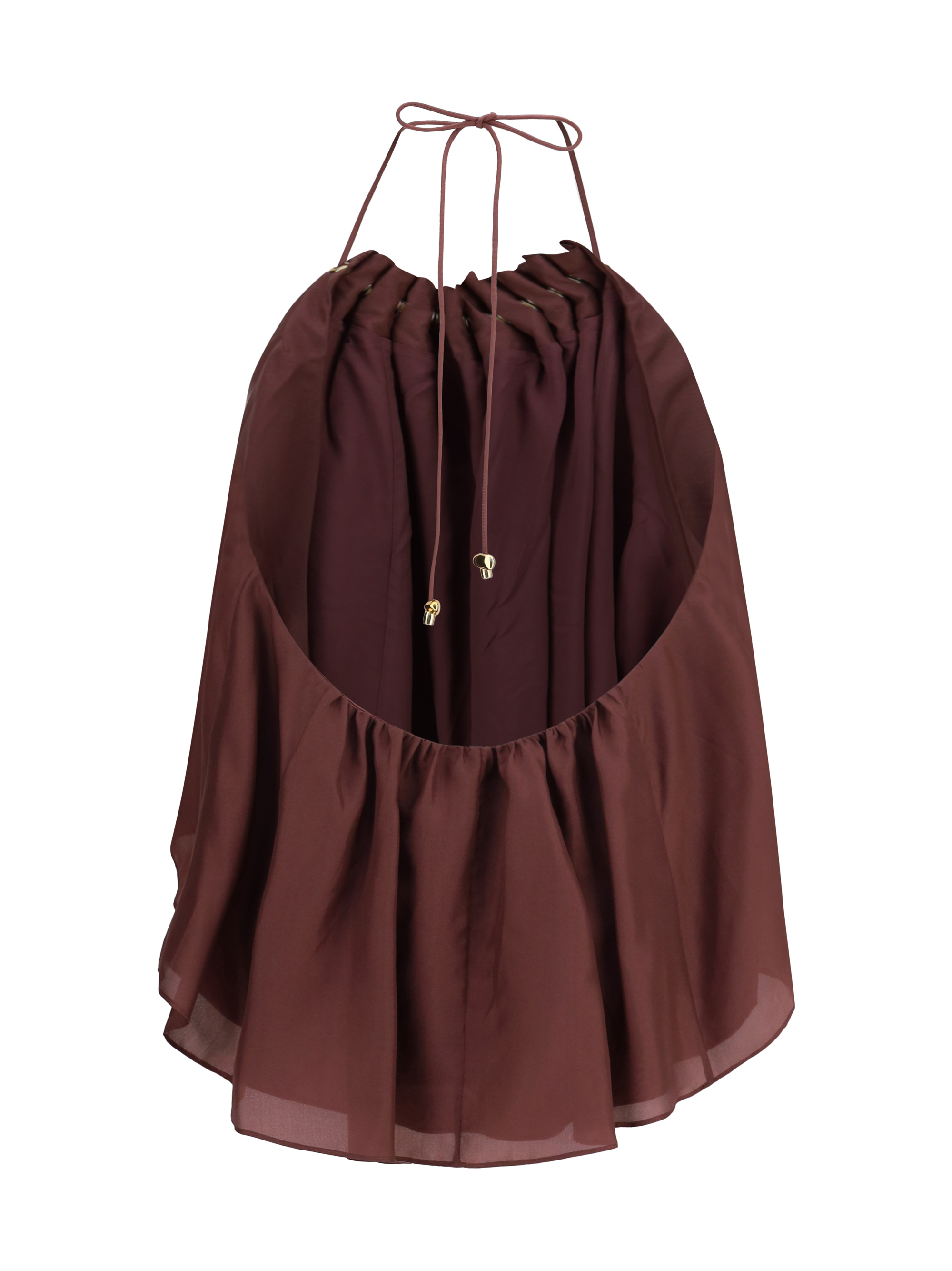 Aster beaded ruched Top