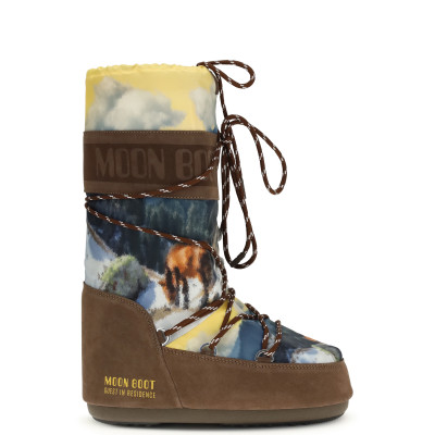 Moon Boot x Guest In Residence print Boots
