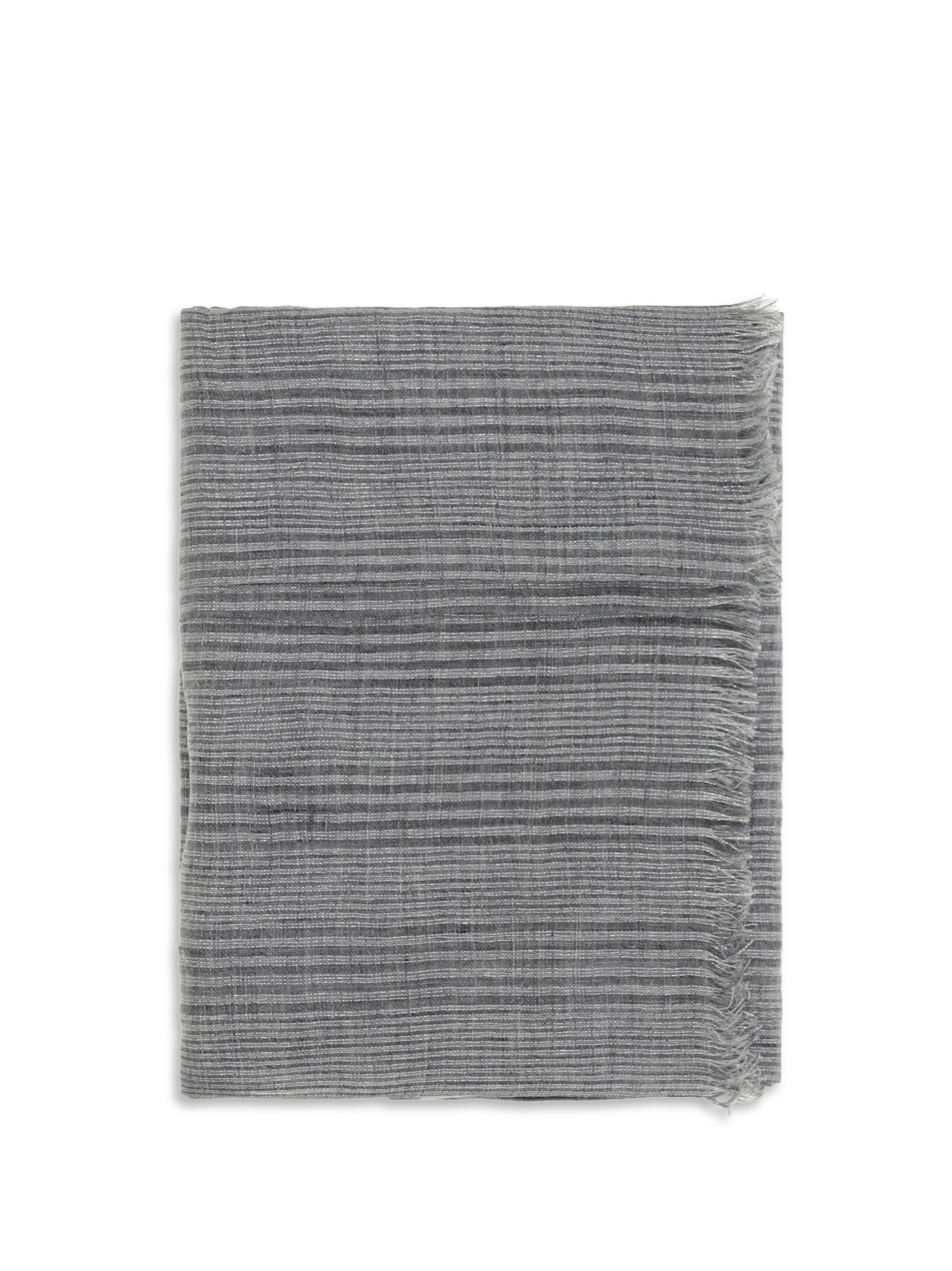 Linen Scarf with lurex details