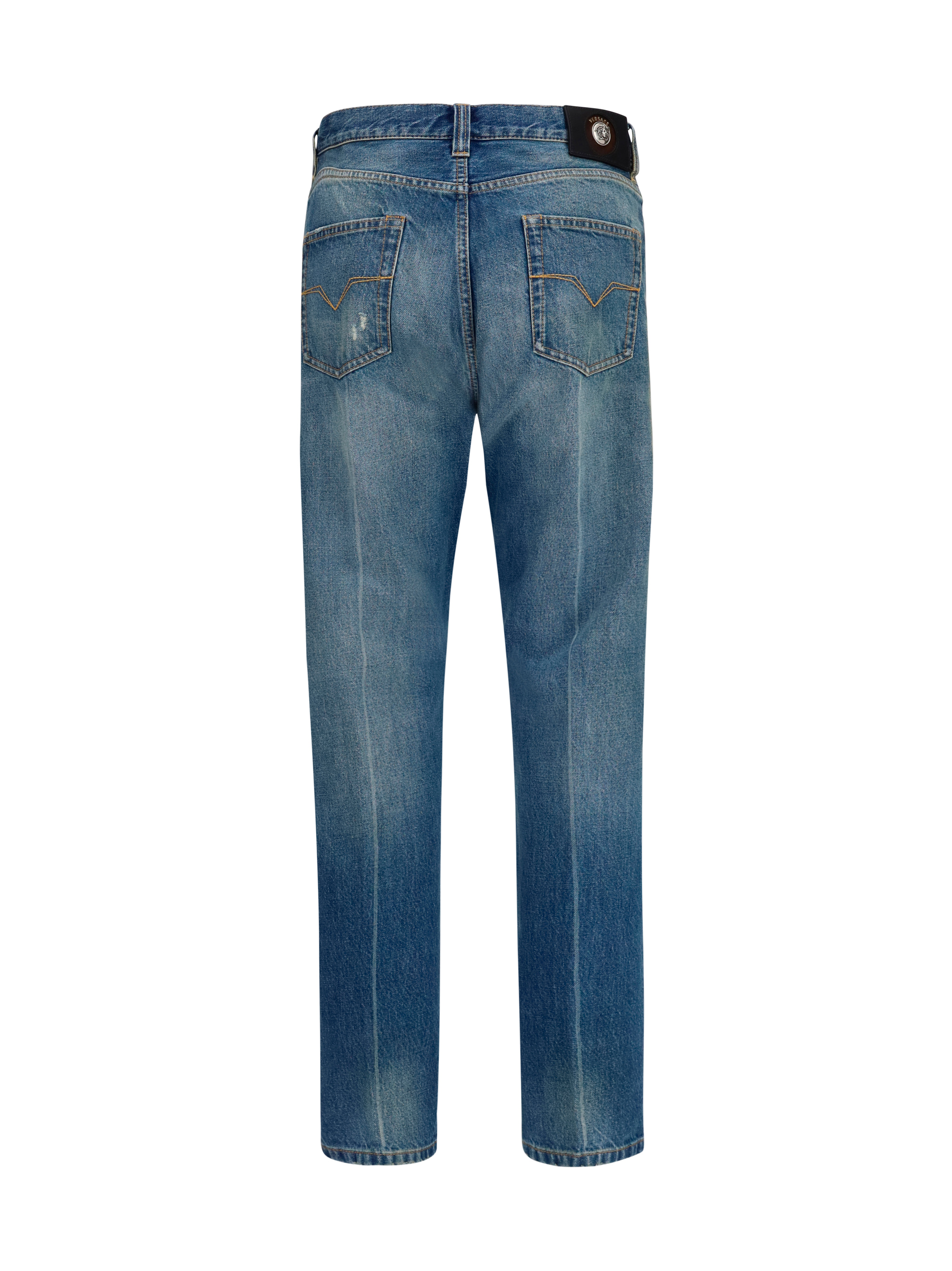 Straight-leg denim Jeans