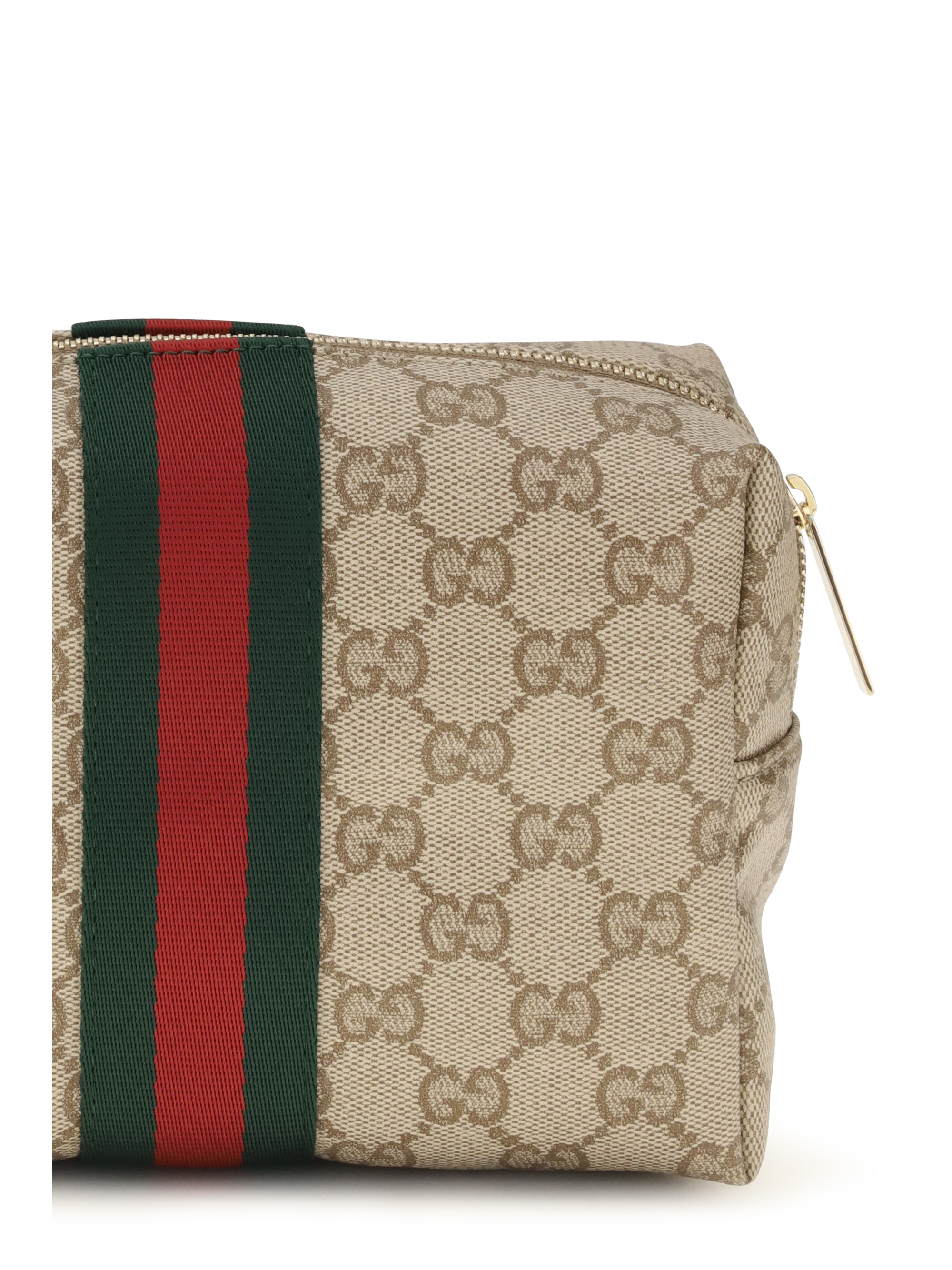 Medium Beauty Case with Web stripe