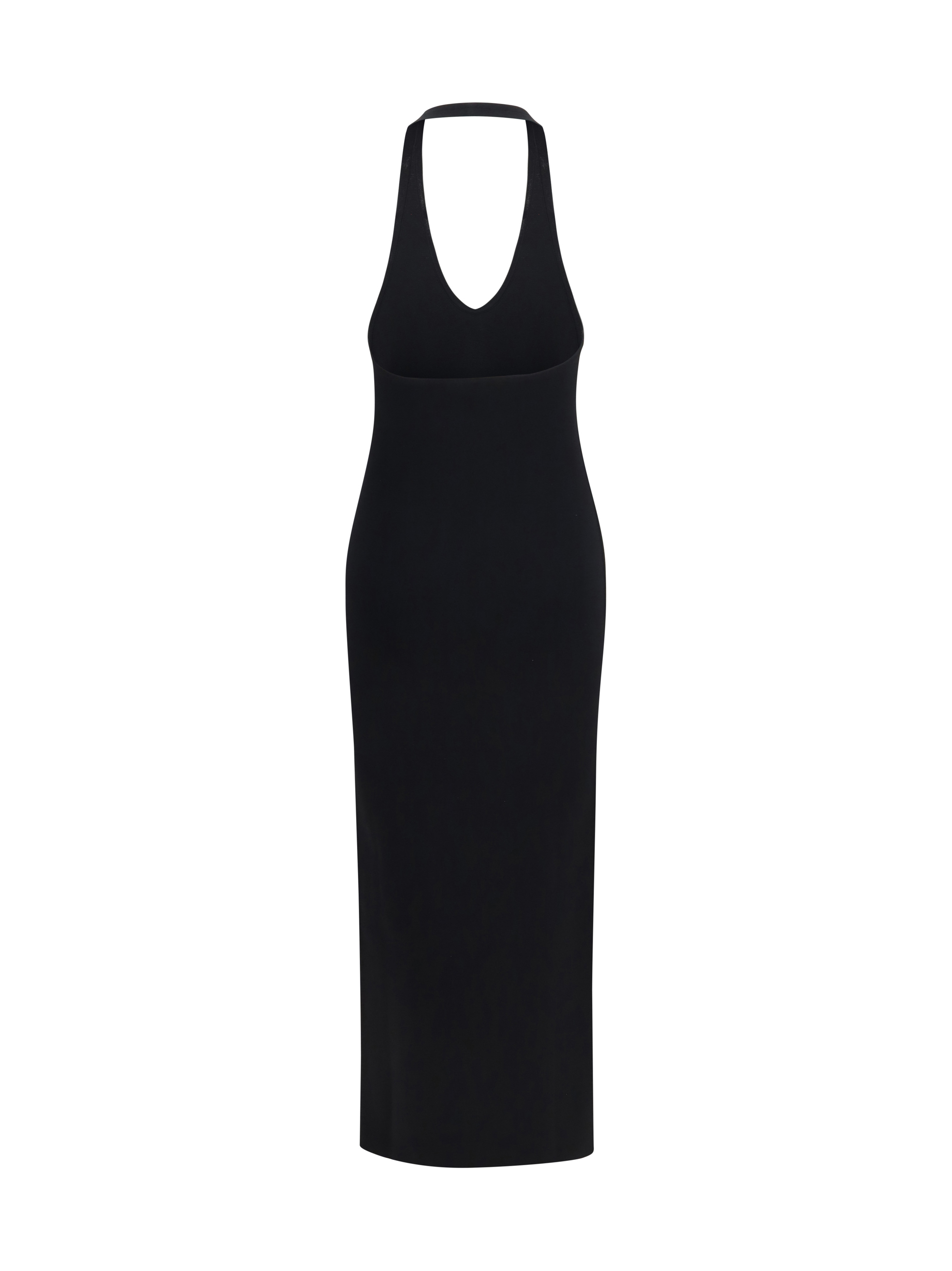 Halter-neck knit Dress