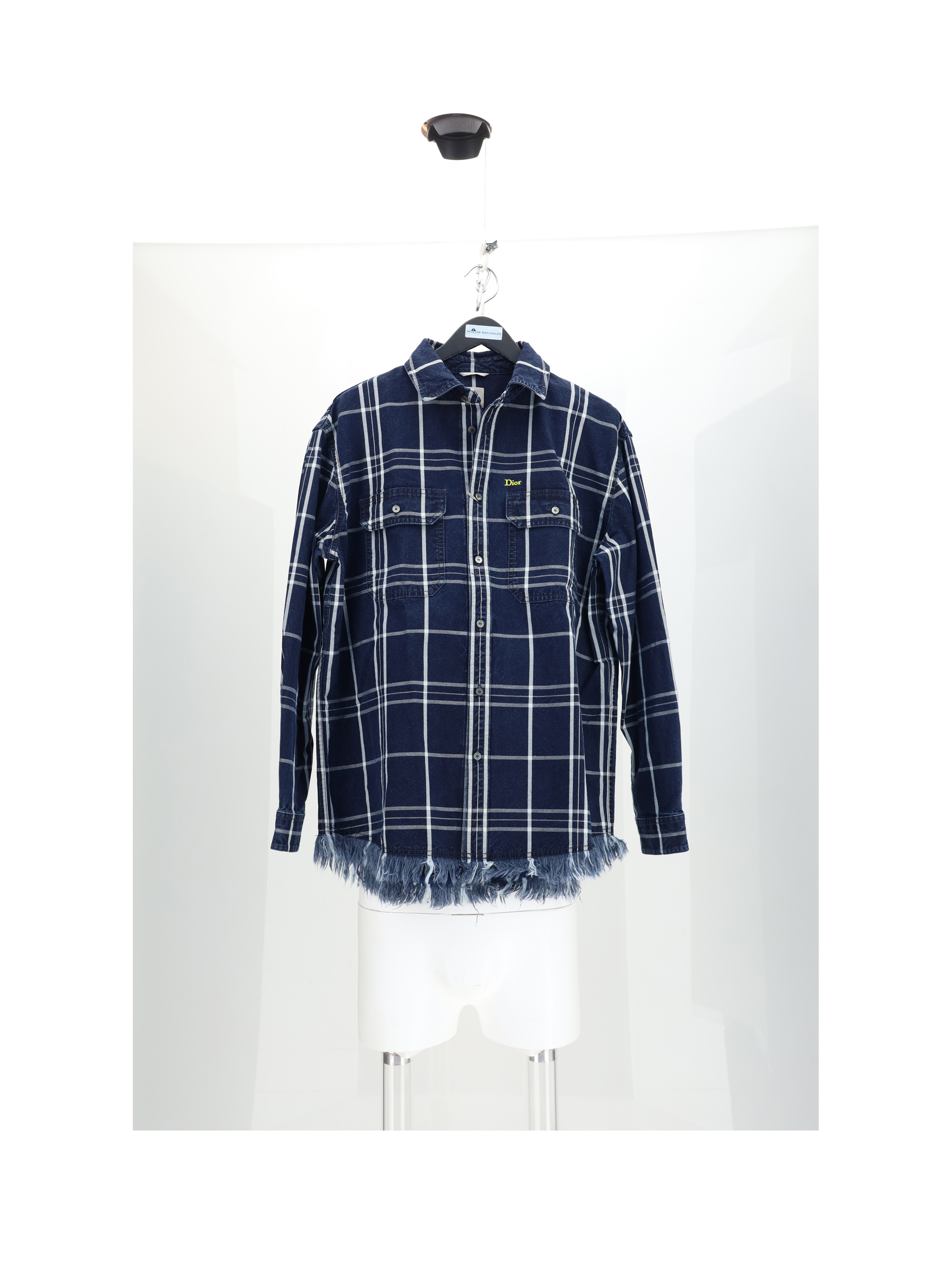 SHIRT CHECK CON FONDO SFRANGIATO