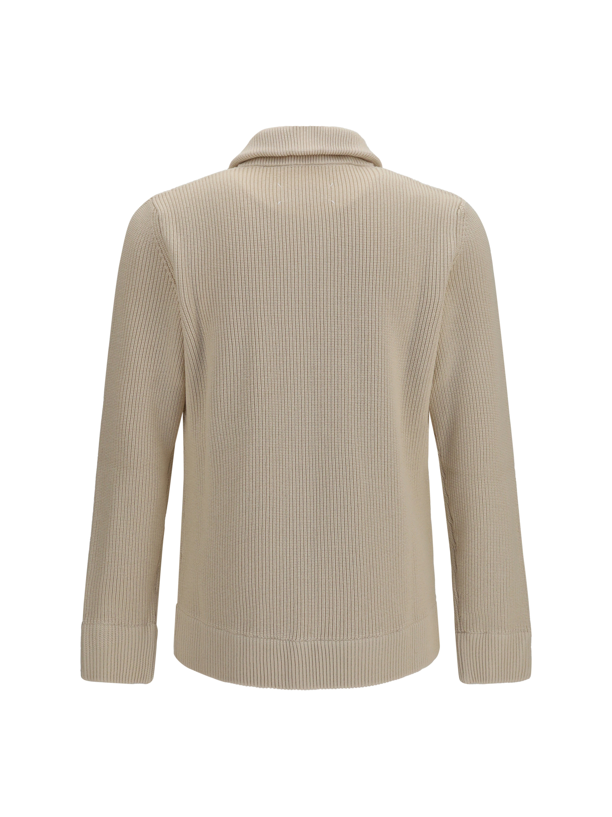 Cotton zip-up Sweater