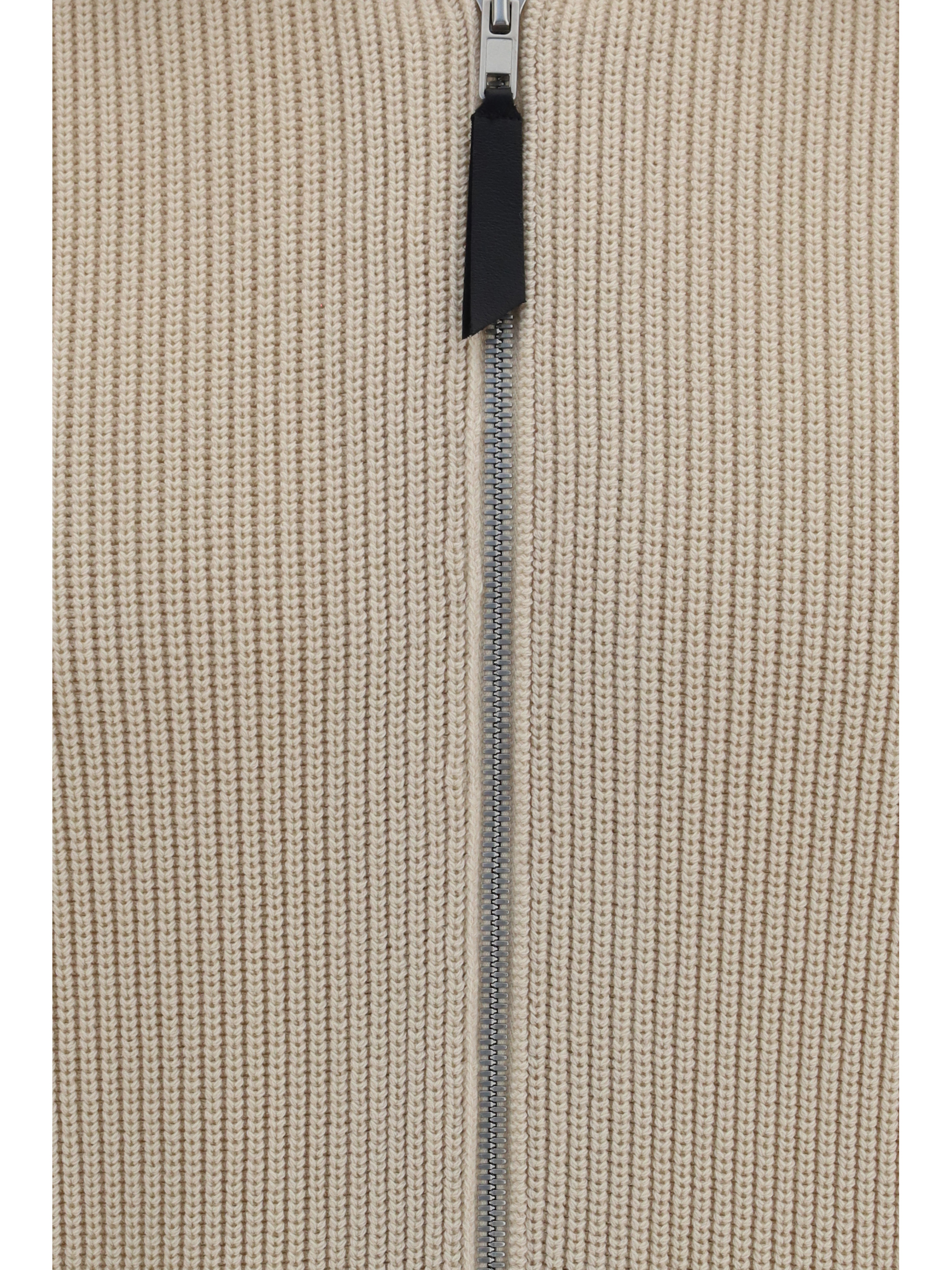 Cotton zip-up Sweater