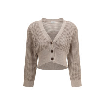 Sequined mesh Cardigan