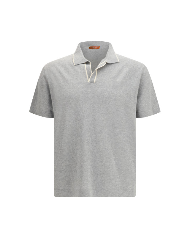 Knitted Polo with short sleeves