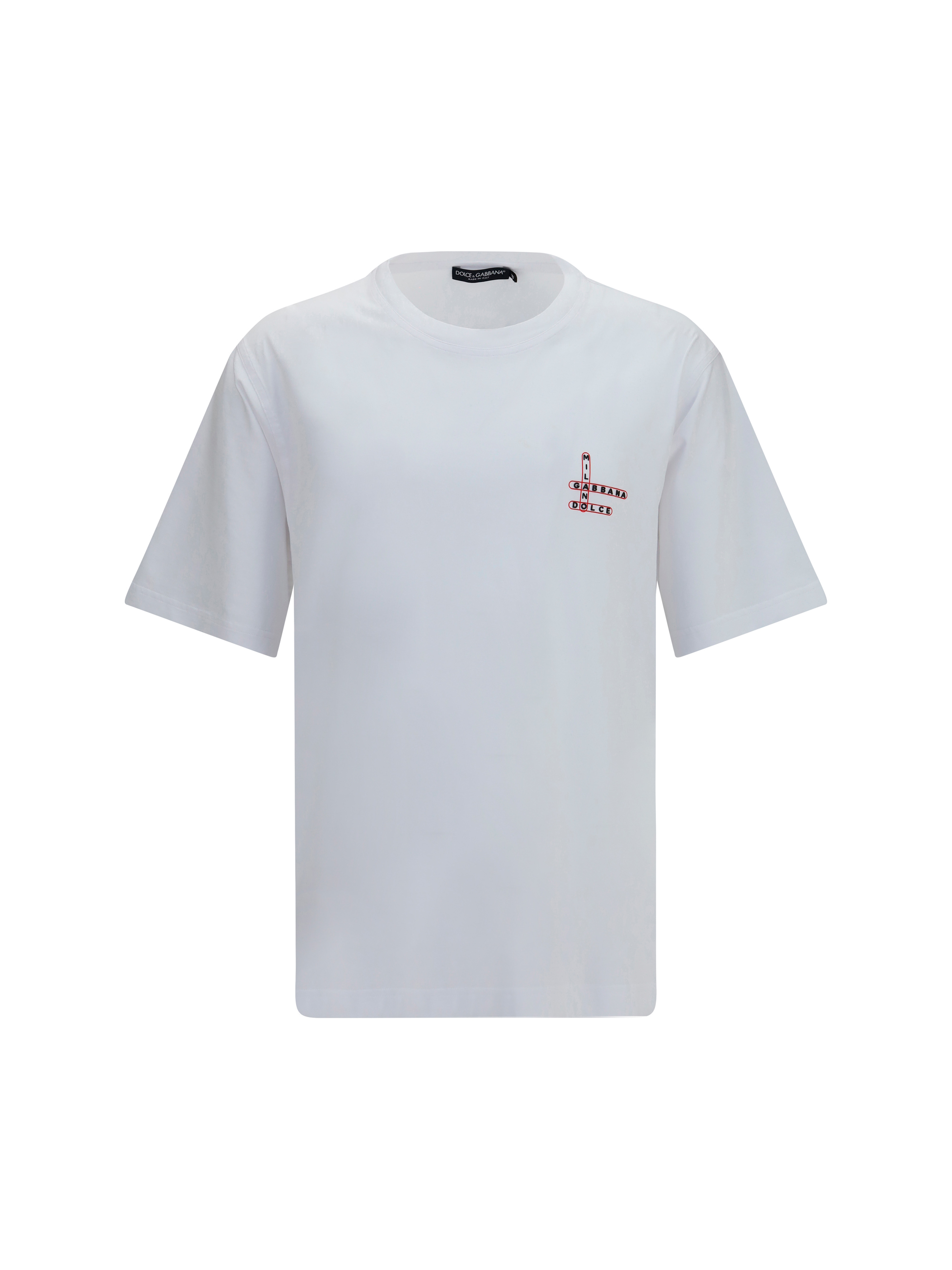 Cotton T-shirt with back print