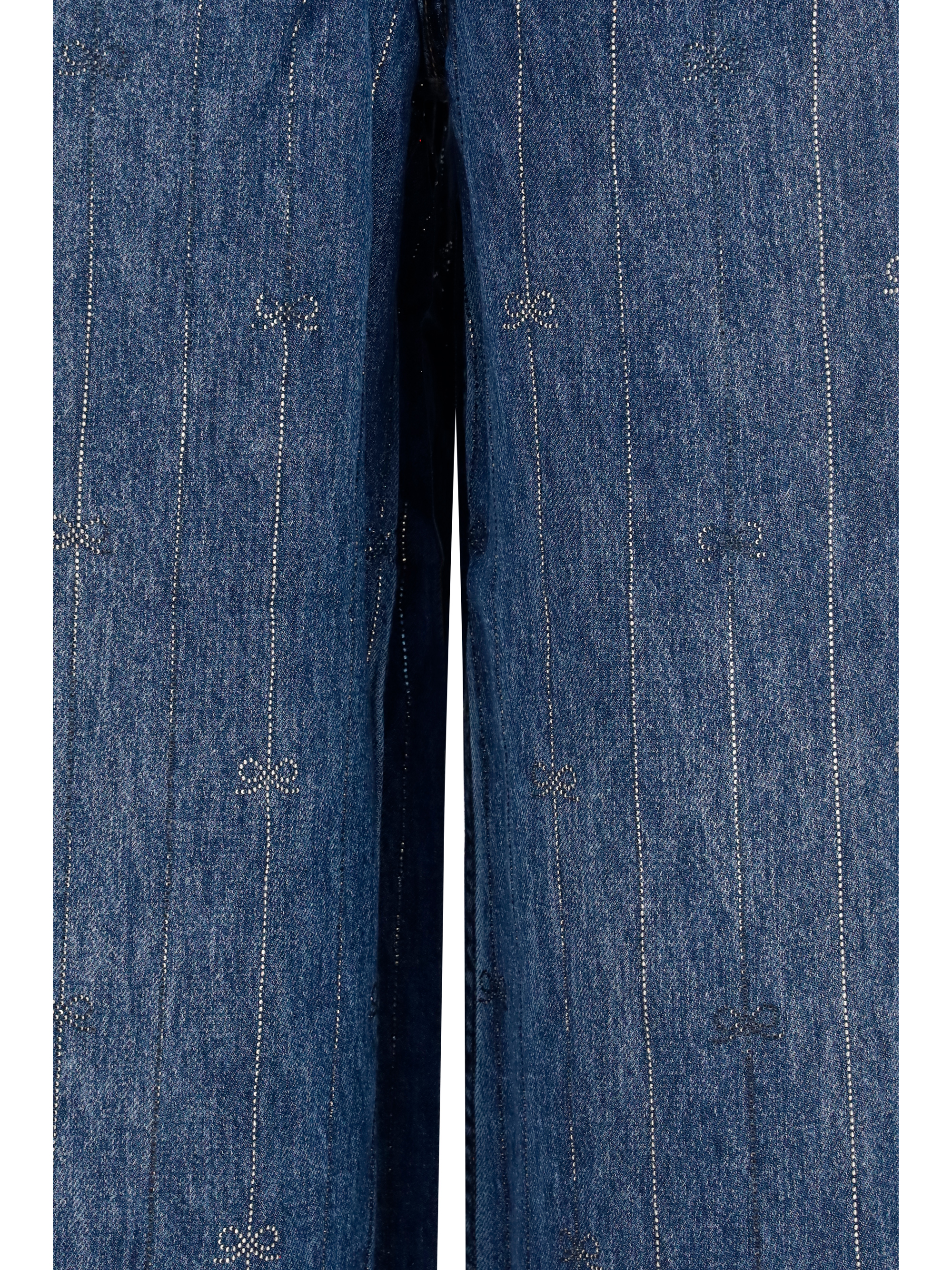 Crystal-striped Jeans