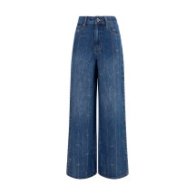 Crystal-striped Jeans