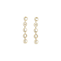 Script drop Earrings