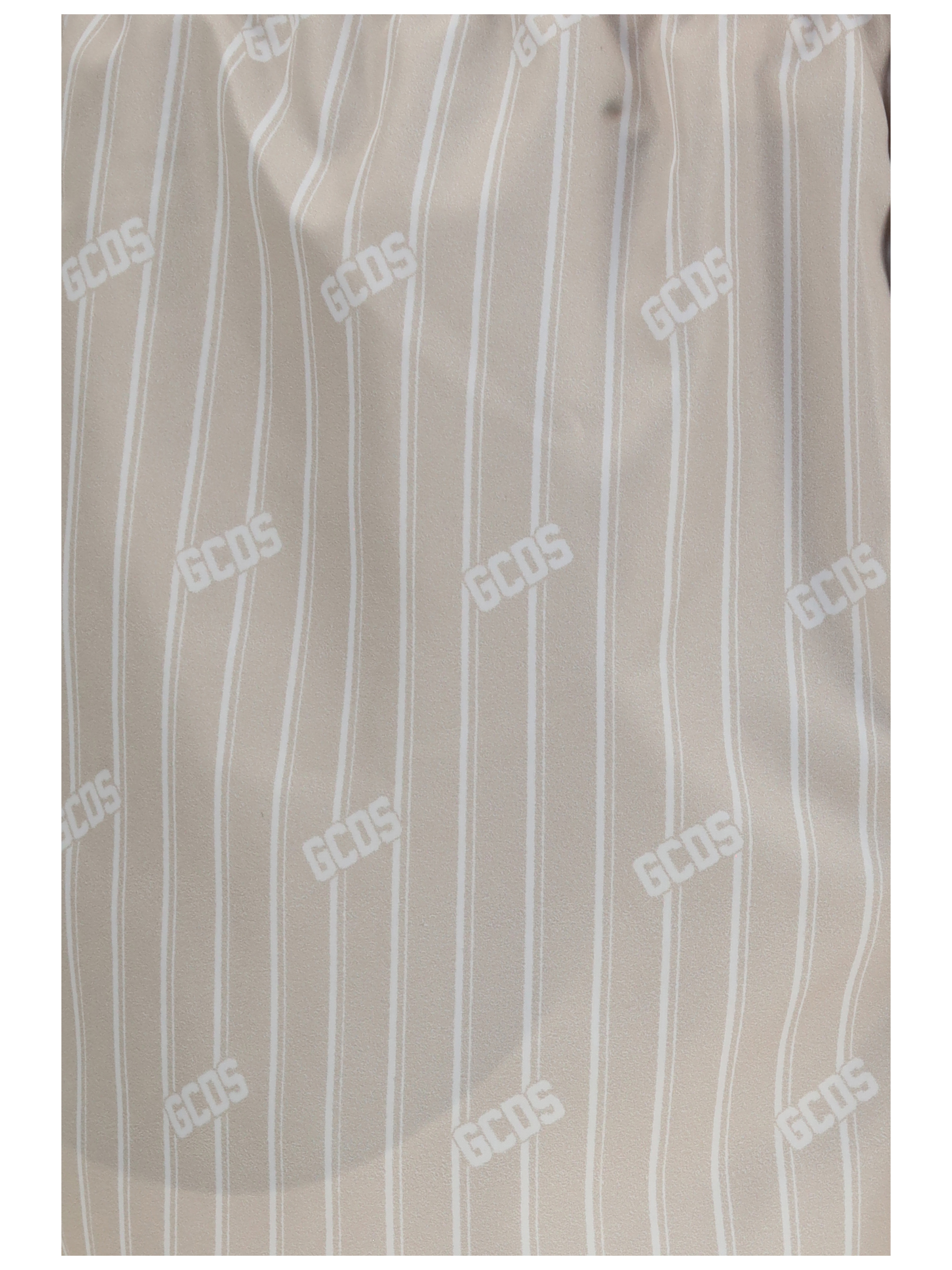 Striped all-over logo swim Shorts