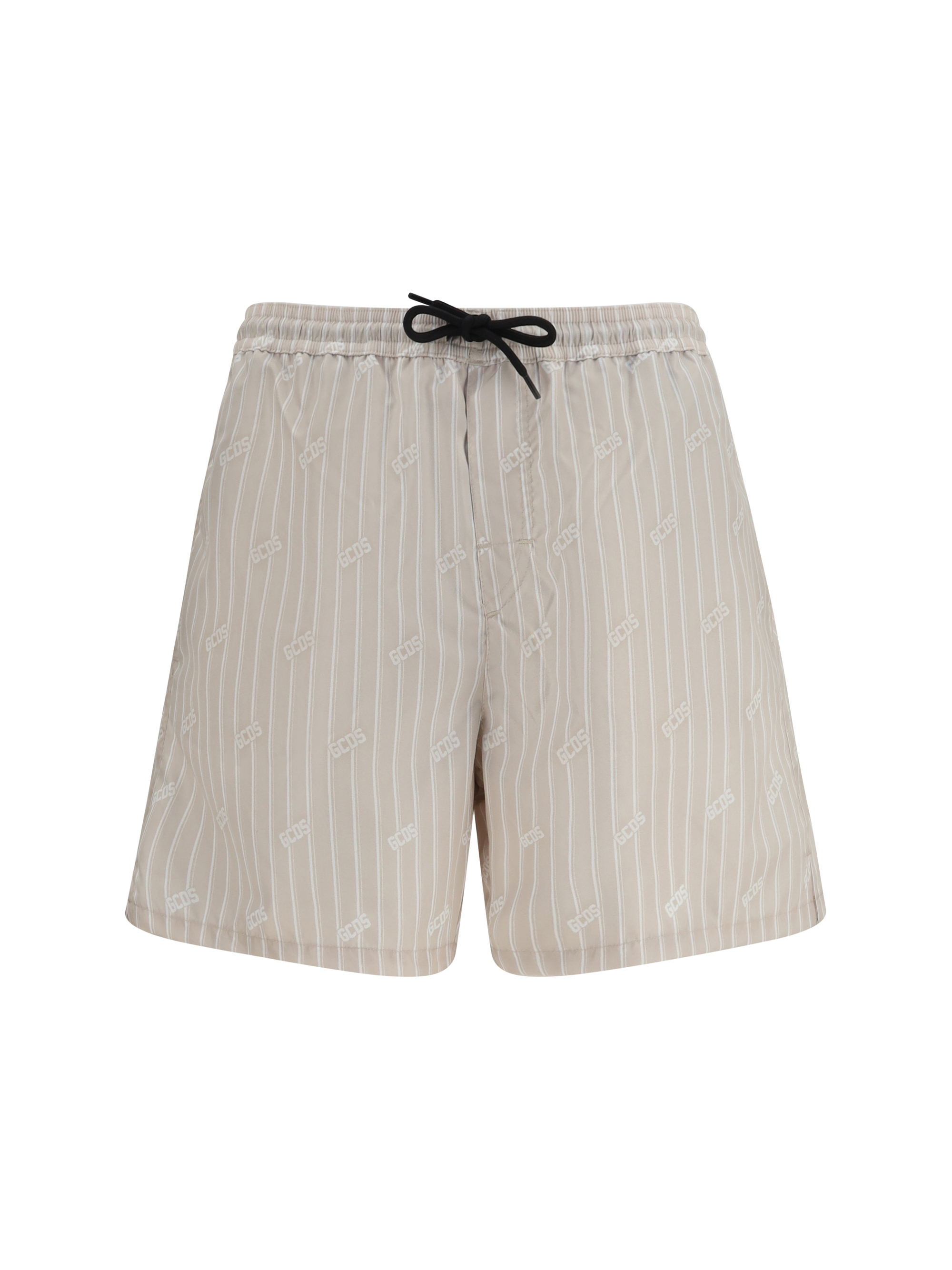 Striped all-over logo swim Shorts