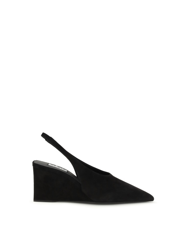 Cube wedge slingback Pumps