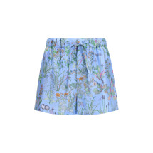 Printed silk twill Shorts
