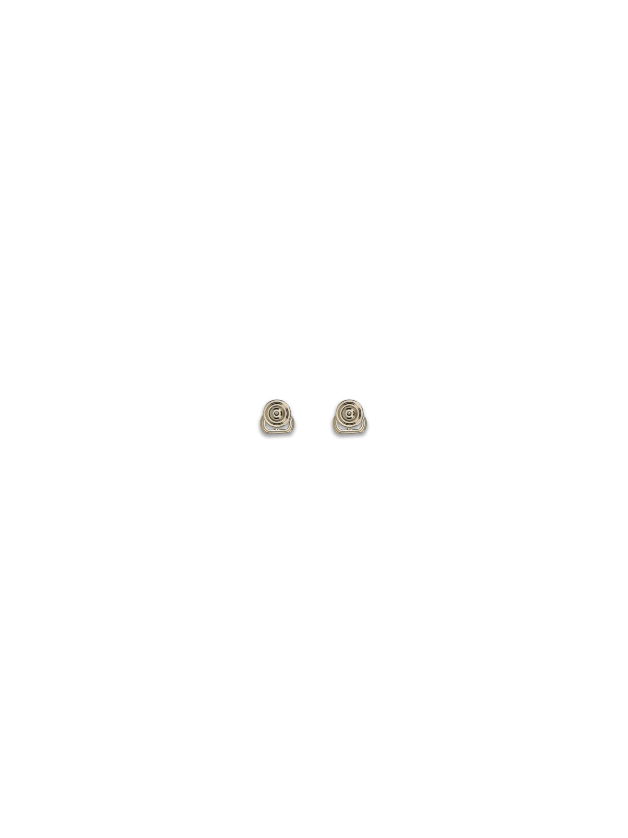 Ovalette Earrings in metal