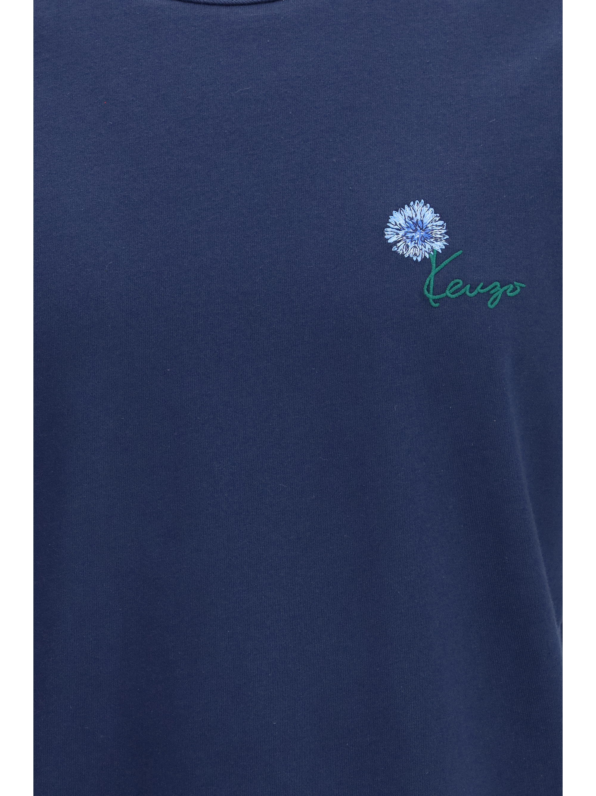 Kenzo Tulip embroidered cotton T-shirt