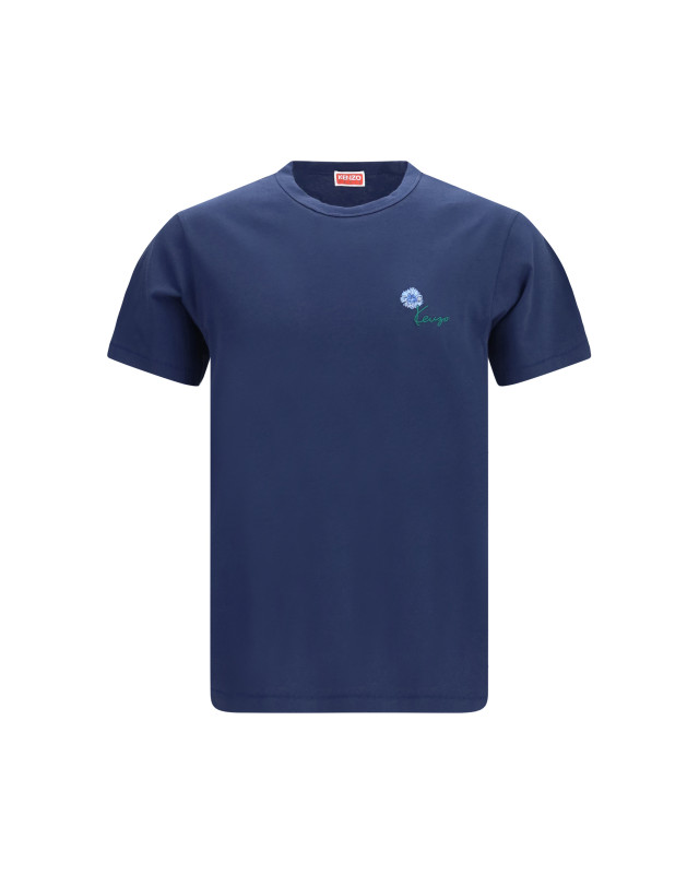 Kenzo Tulip embroidered cotton T-shirt