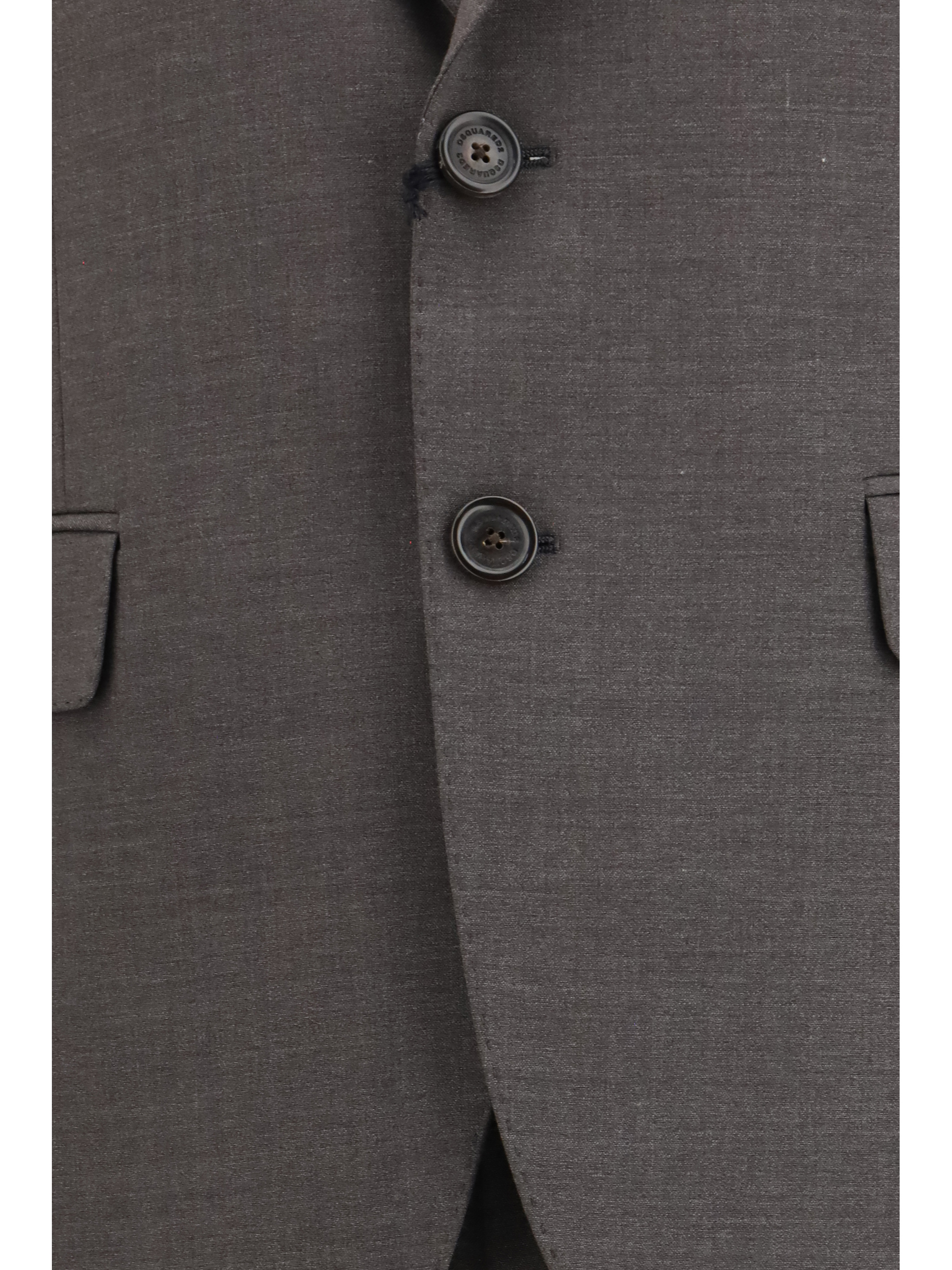 Single-breasted wool-blend Suit
