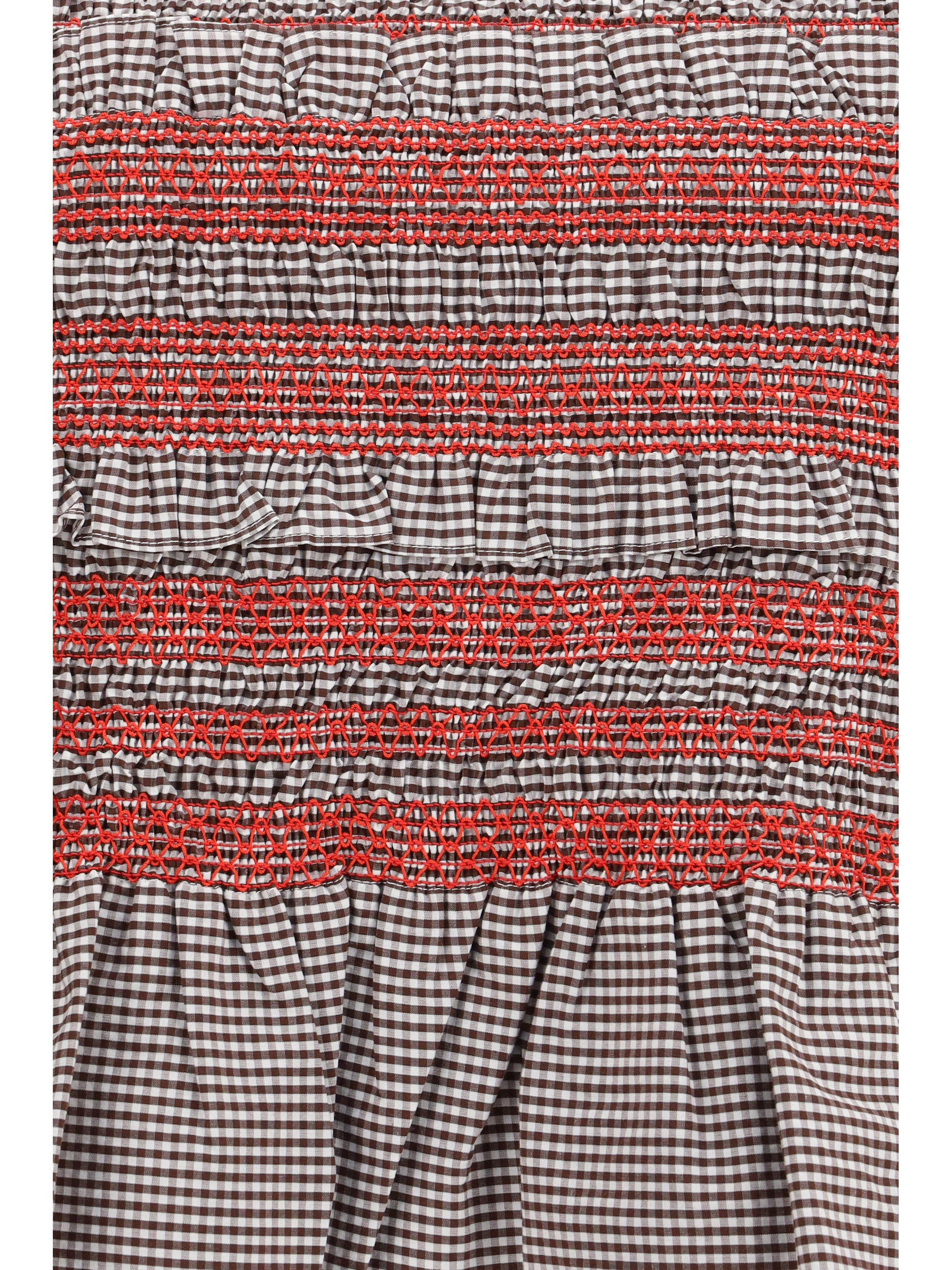 Elastic printed Top with ruching and side ties