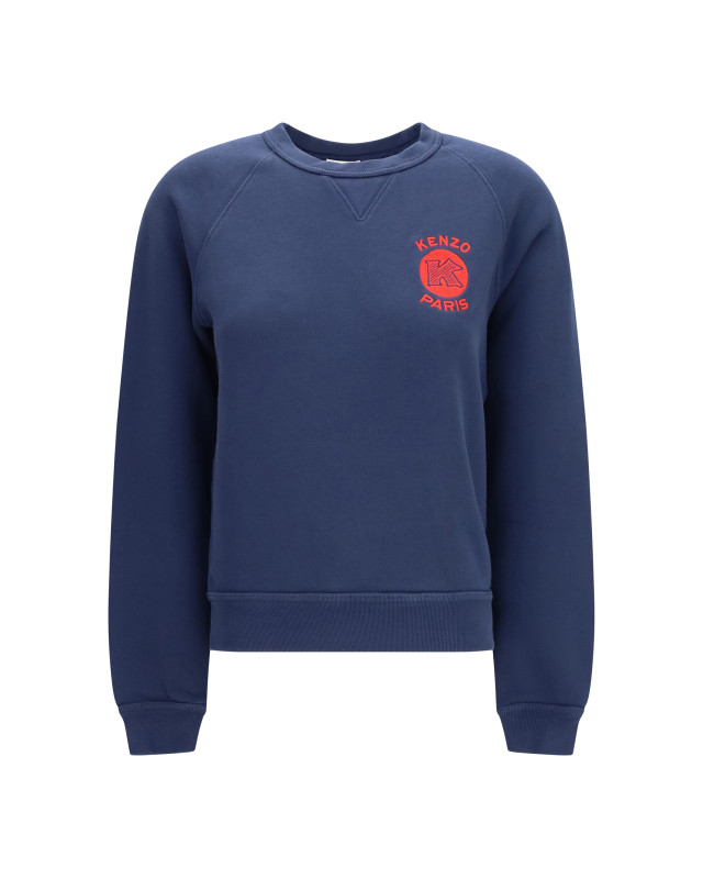 Kenzo Paris Emblem embroidered cotton Sweatshirt