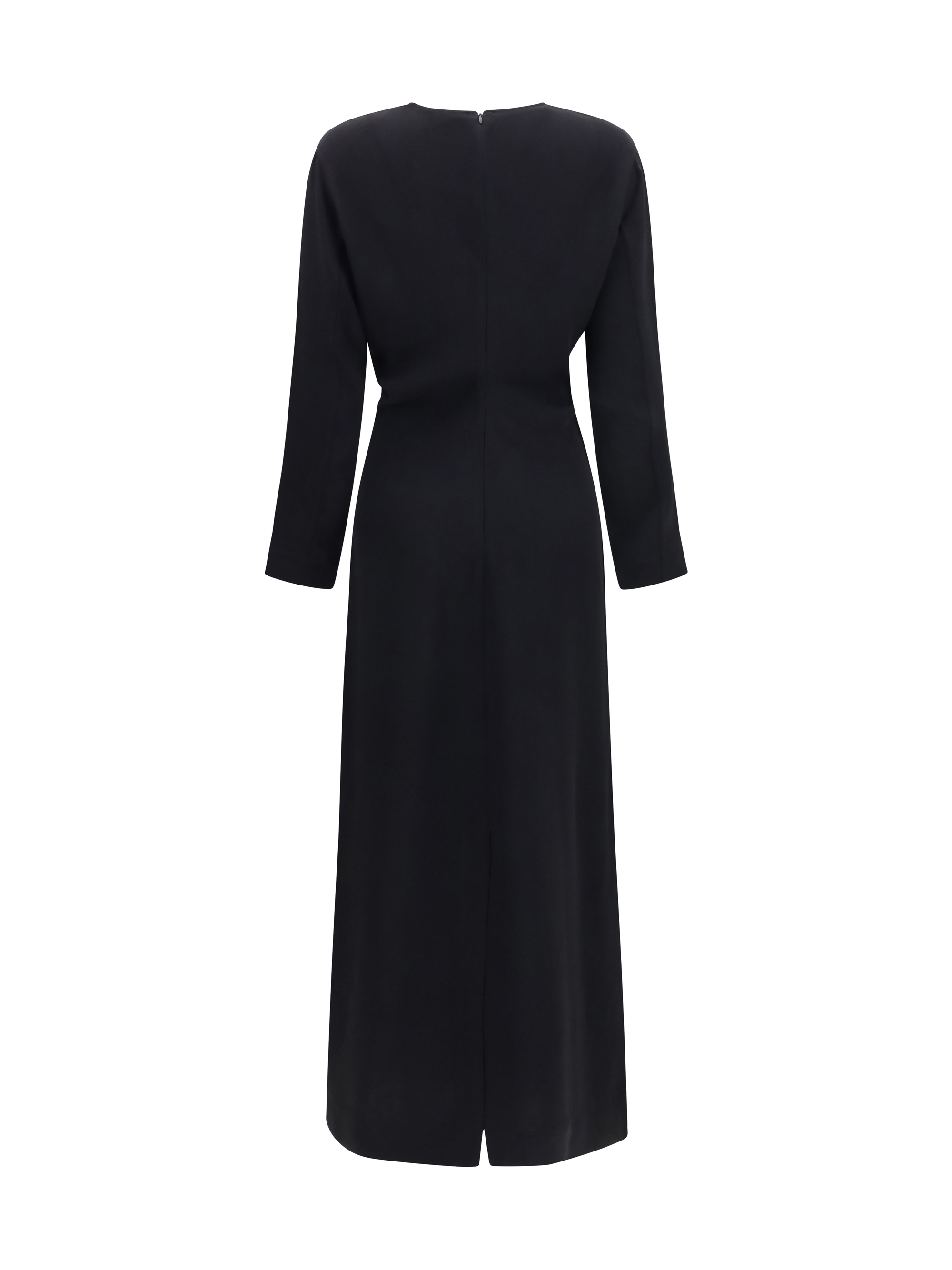 Long-sleeve low-waist Dress