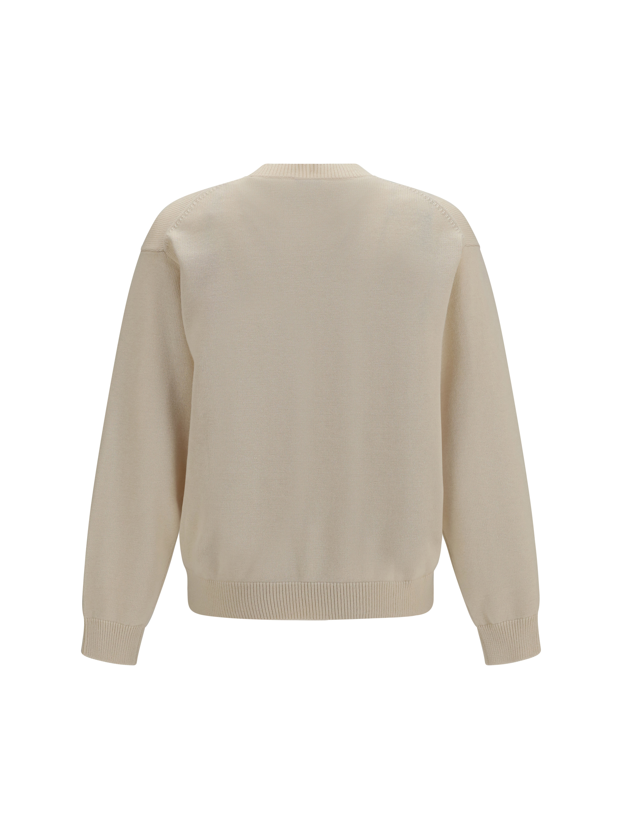 Kenzo Paris emblem embroidered wool and cotton Sweater