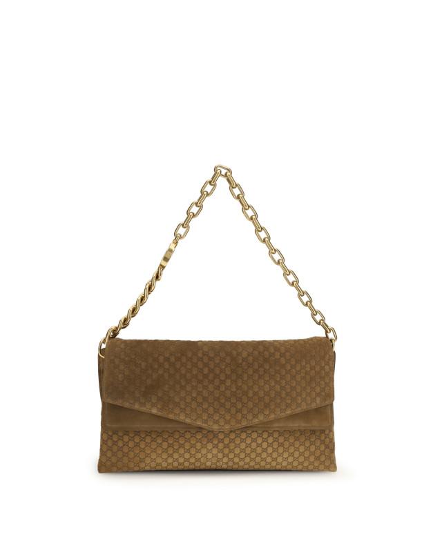 Large suede Shoulder Bag