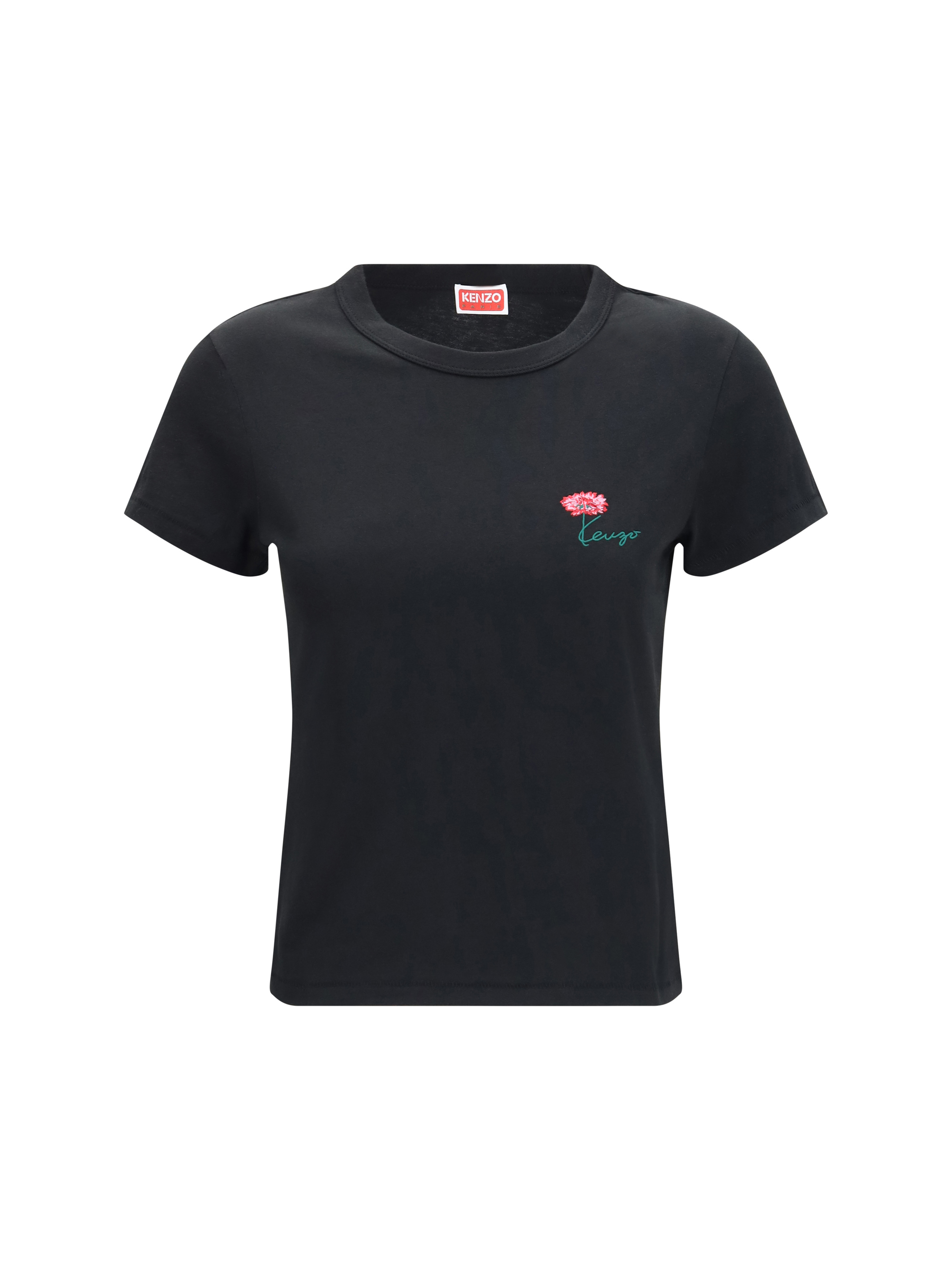 Kenzo Tulip embroidered cotton T-shirt