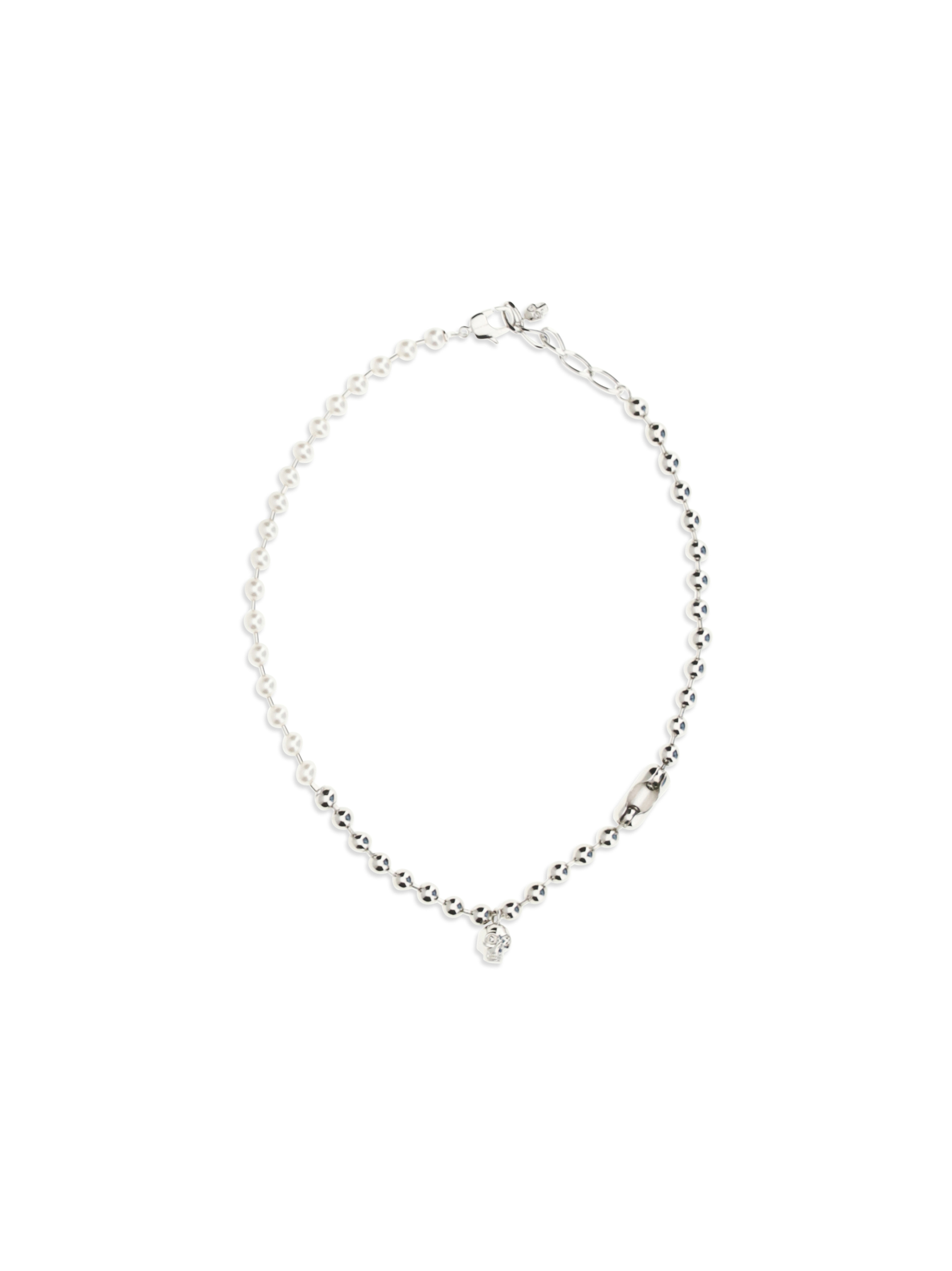 Pearl skull Necklace