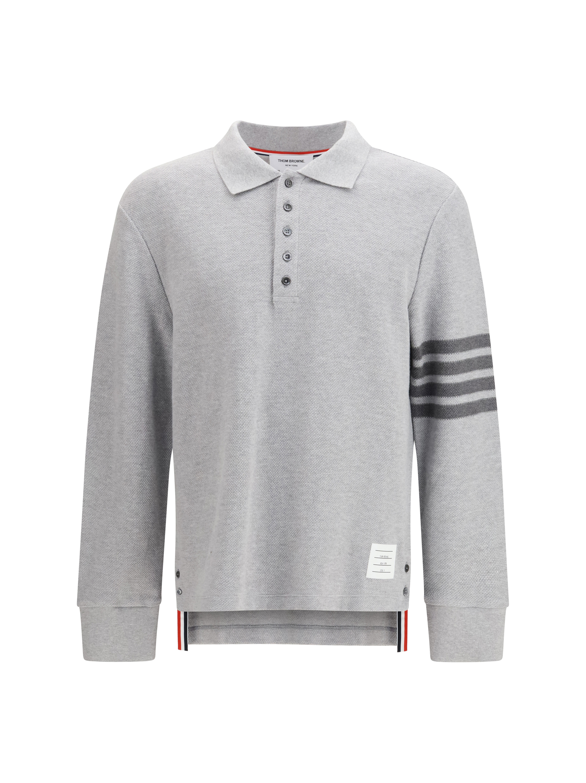 Piqué long-sleeve Polo