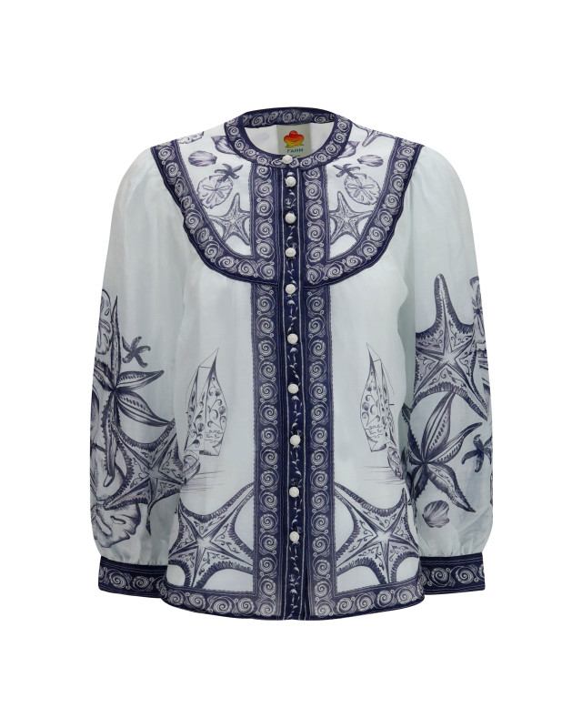 Seaside print Blouse