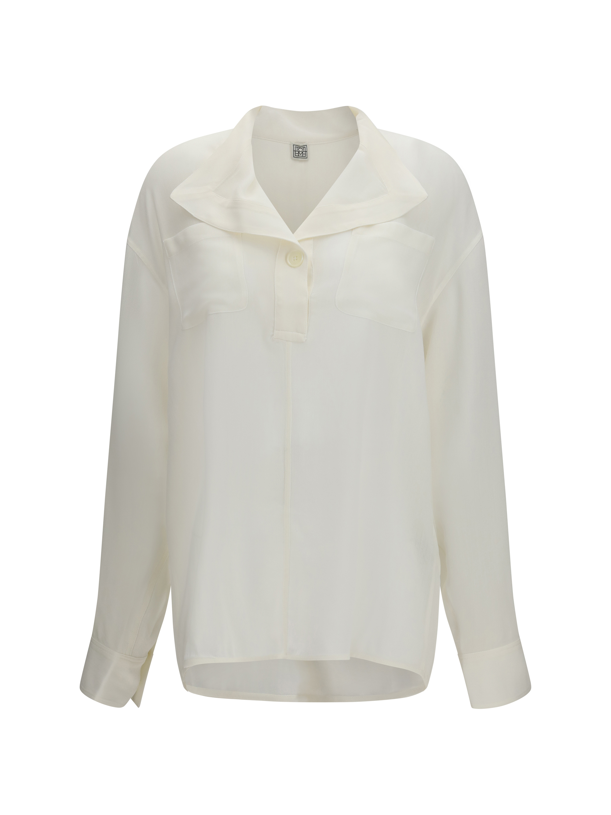 Layered-collar Shirt
