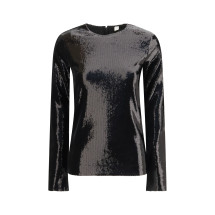 Long-sleeved sequin Top