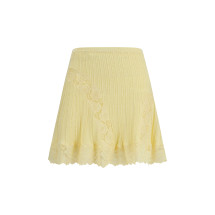 Pointelle knit mini Skirt