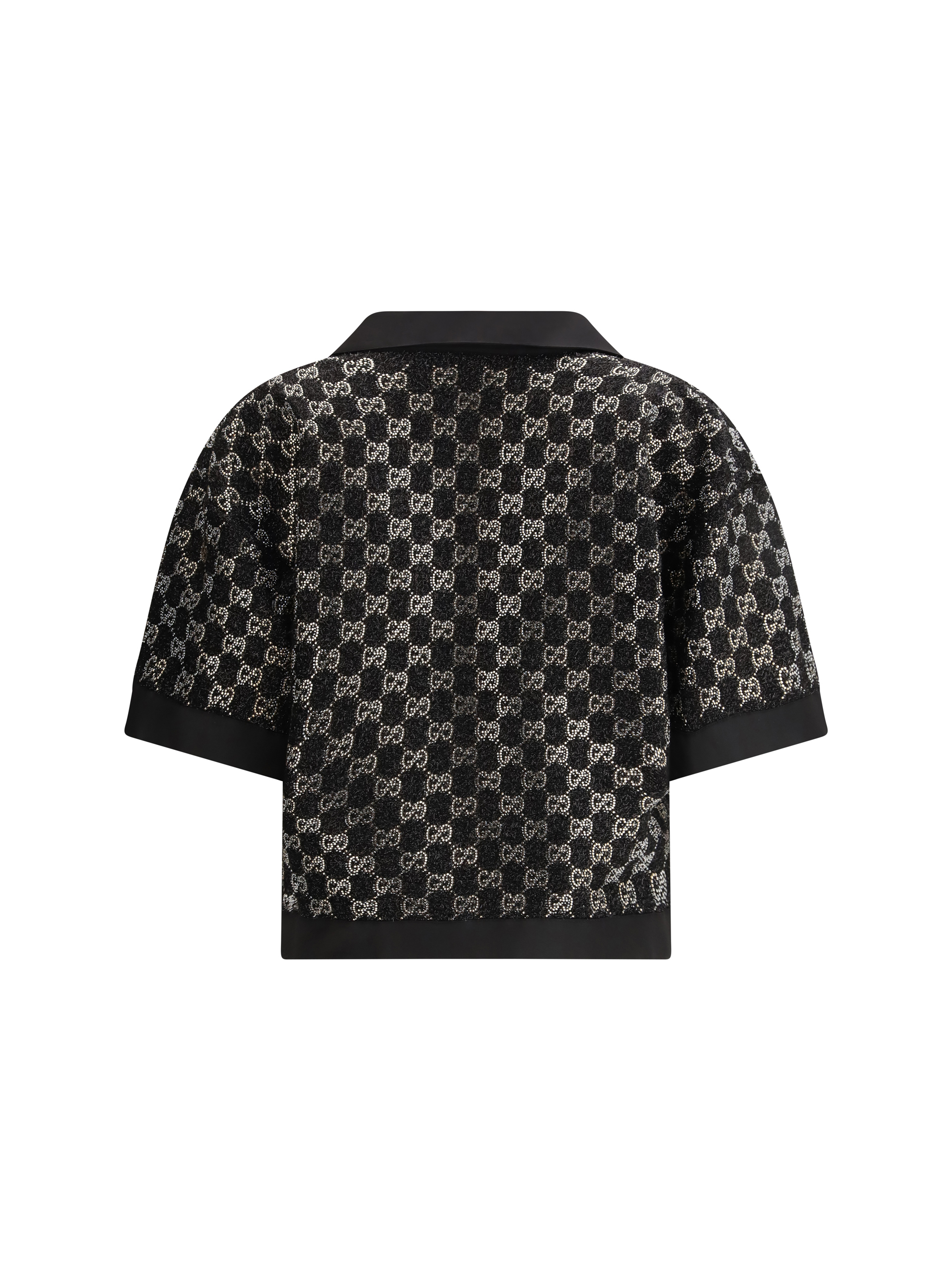 Wool lamé tweed Top