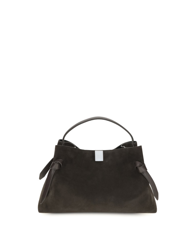 Gyoza suede Shoulder Bag