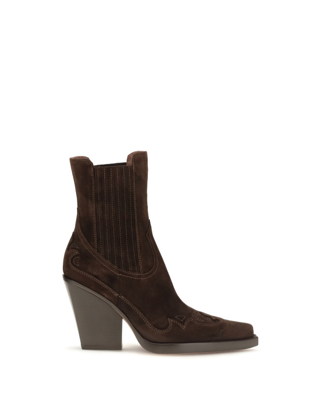 Dallas embroidered Ankle Boots