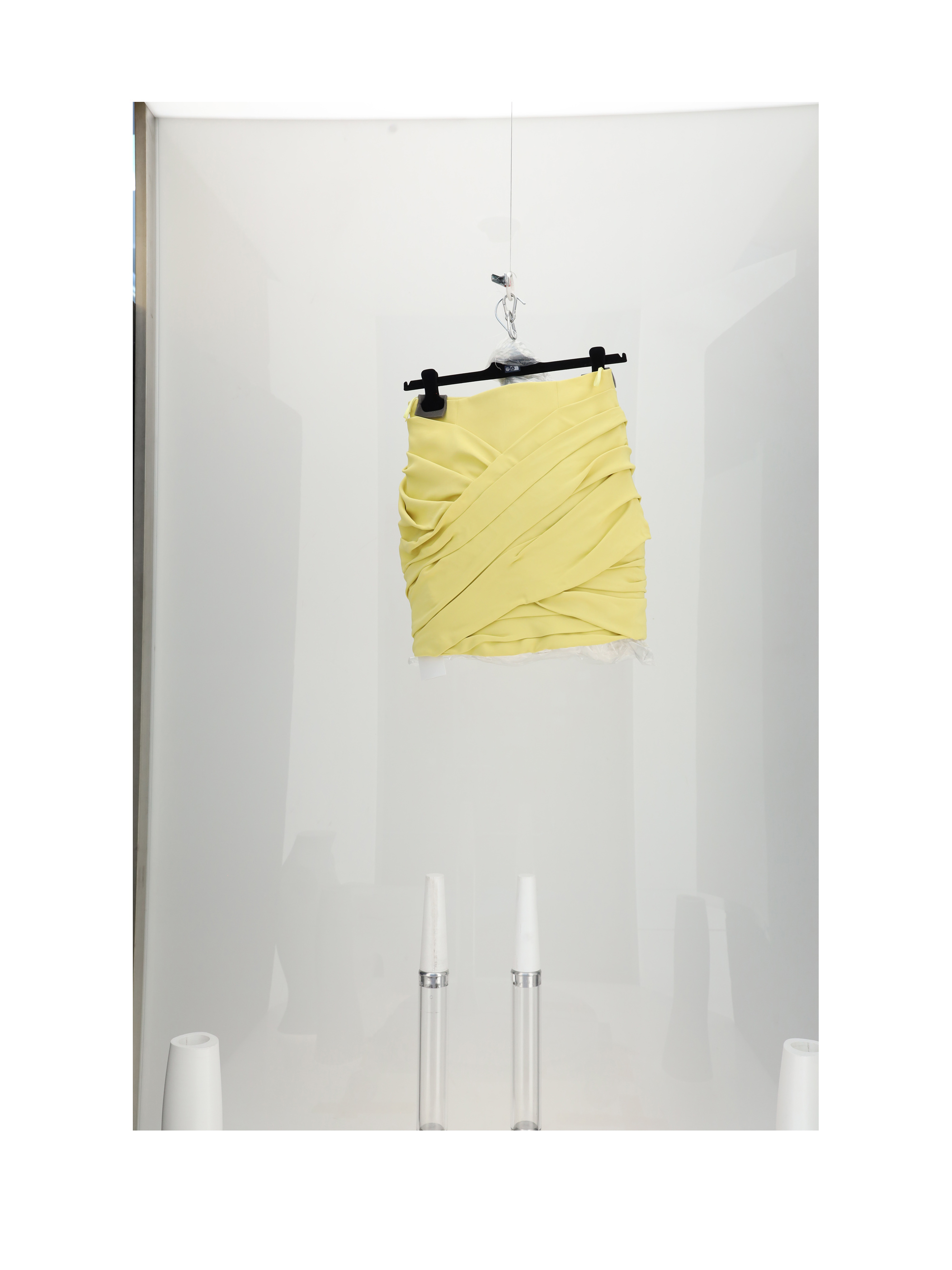 DRAPED MINI SKIRT