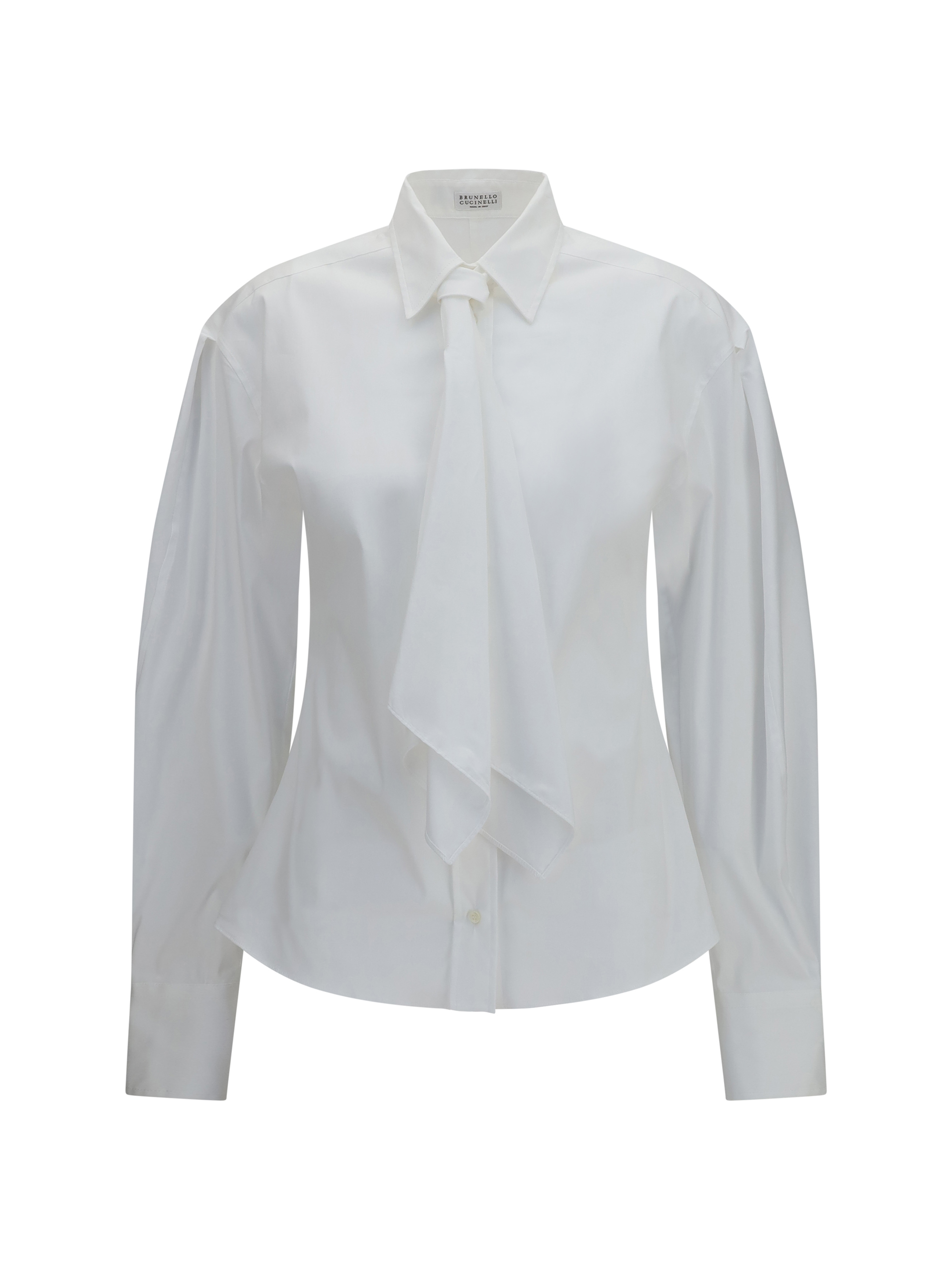Cotton blend Shirt with tie