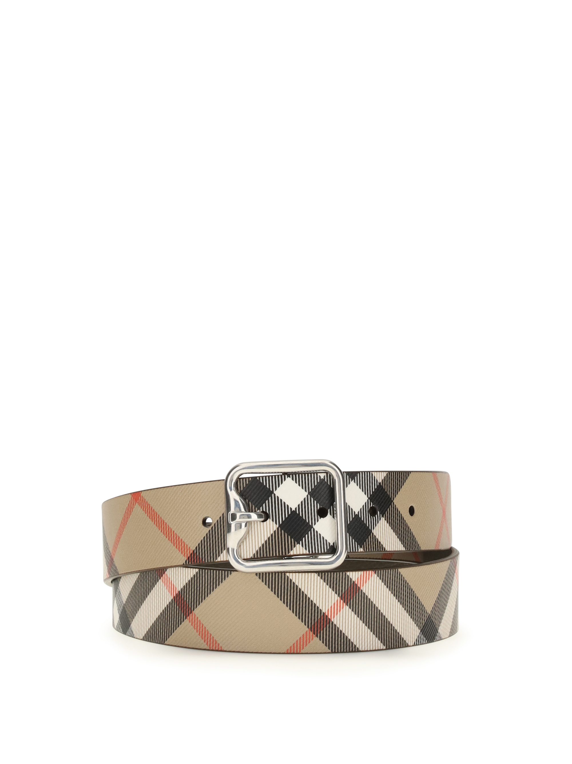 Reversible B Buckle Check Belt
