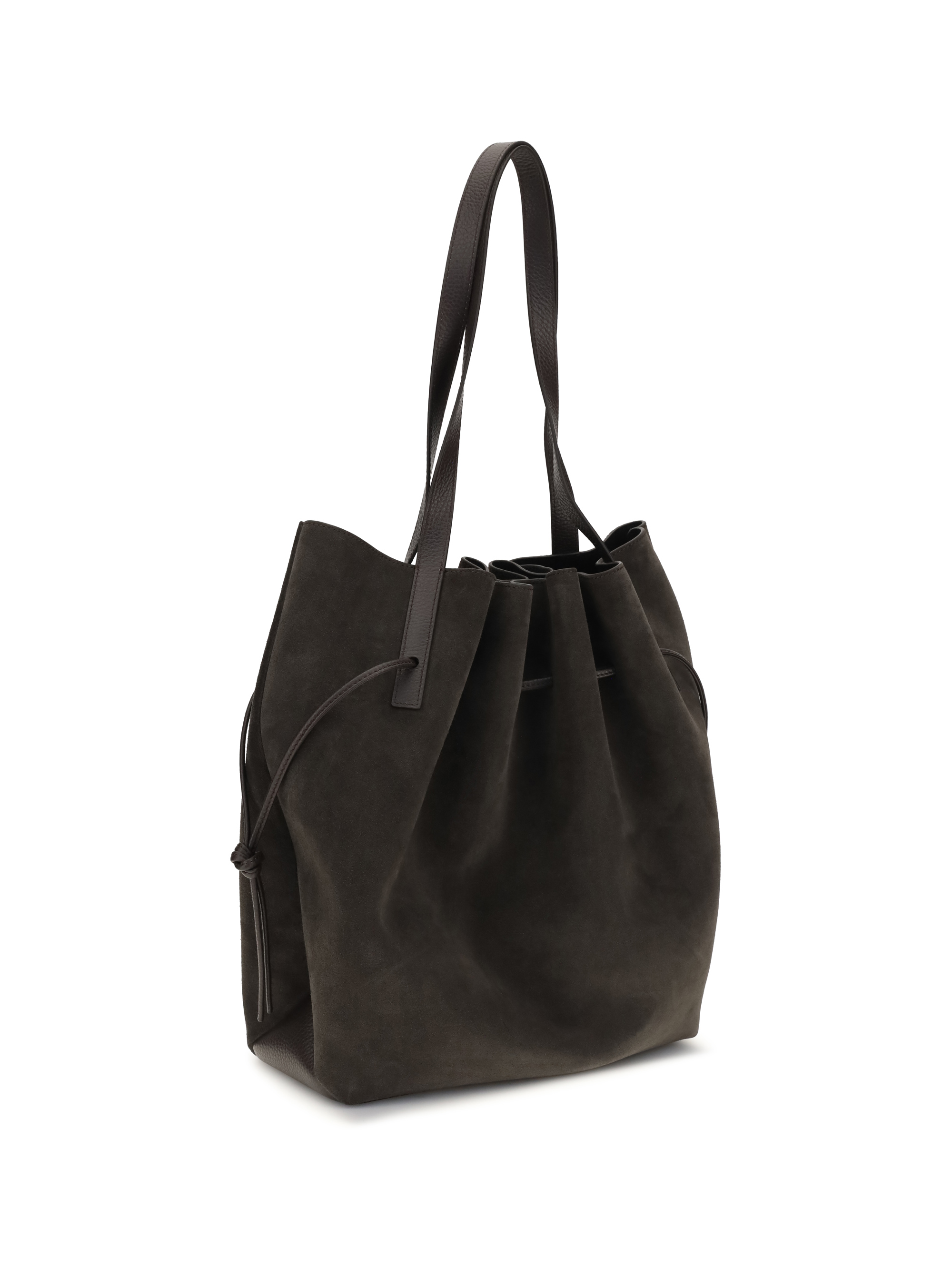 Scallop suede Shoulder Bag
