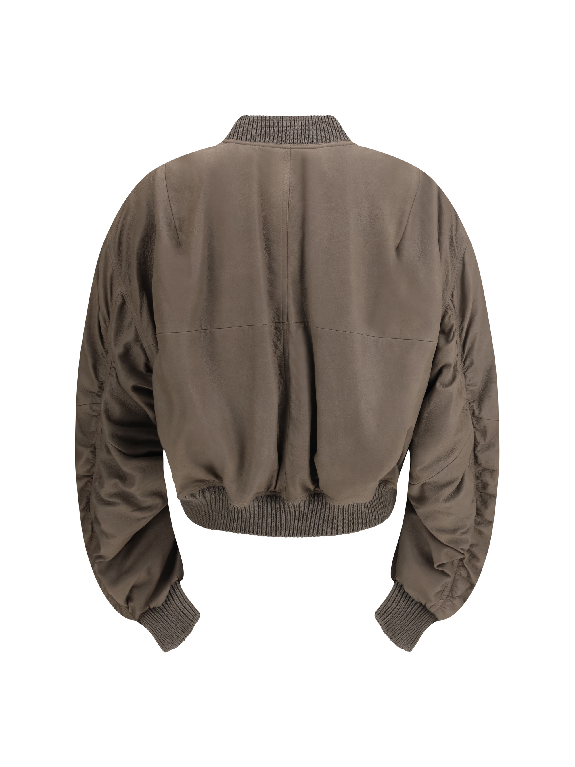 Secchia Flight Bomber in lambskin leather with padding
