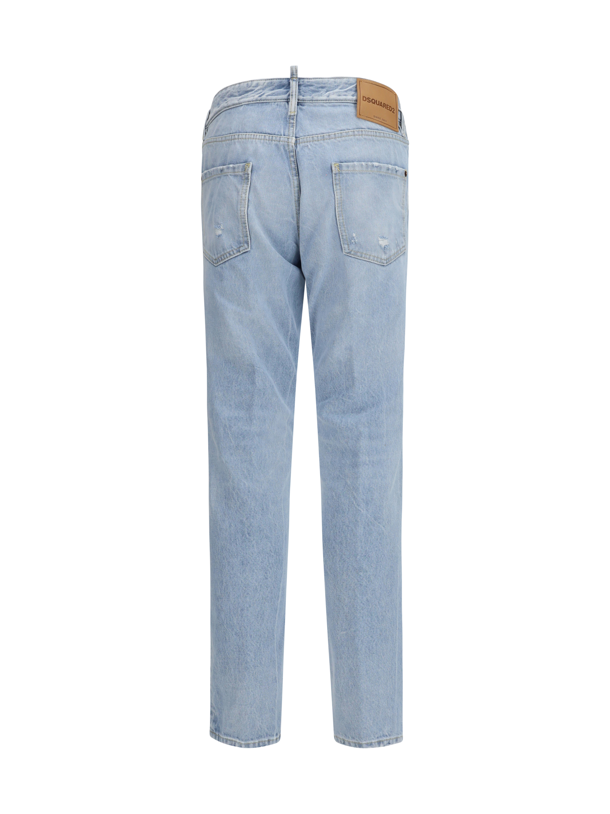 Belt-loop ripped Jeans