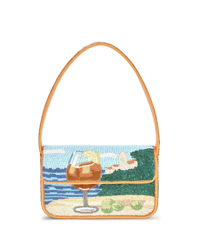 Tommy Beaded Shoulder Bag