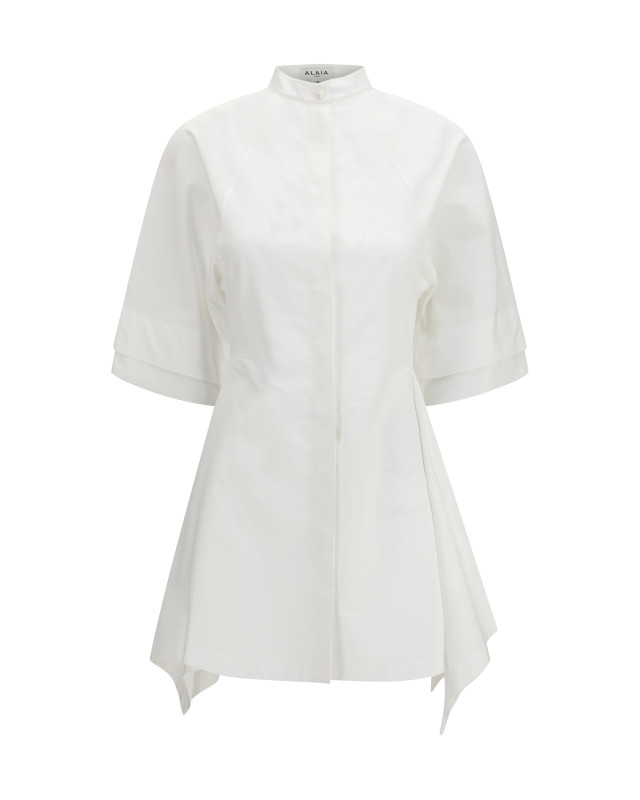 Panelled Poplin Dress