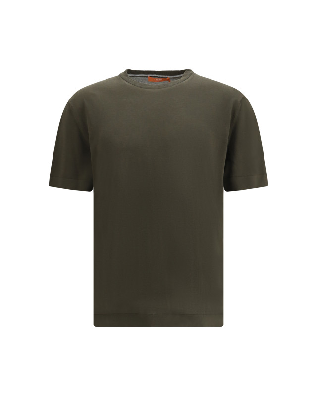 Cotton knitted T-shirt