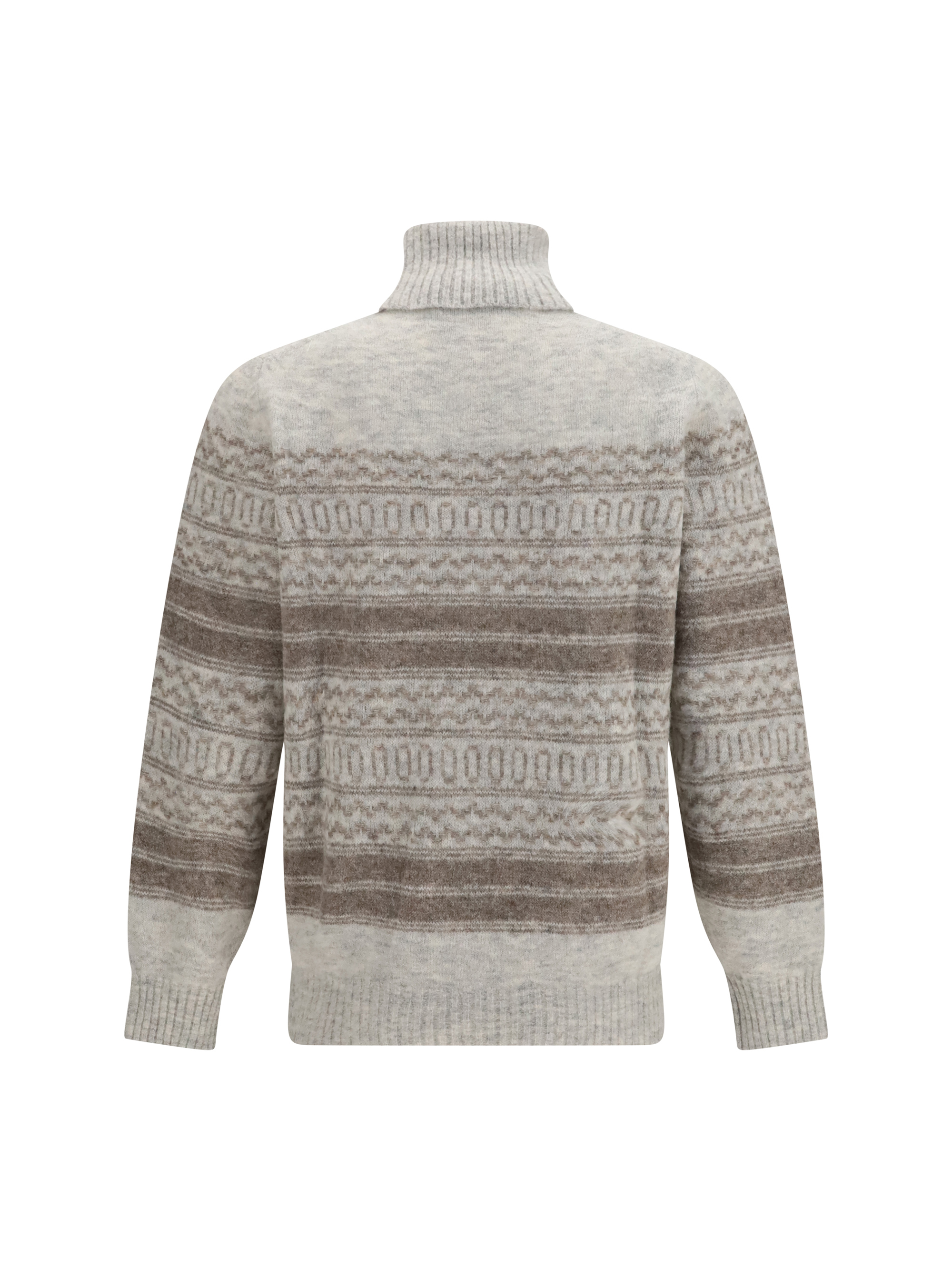 Fair Isle knit turtleneck Sweater