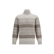 Fair Isle knit turtleneck Sweater